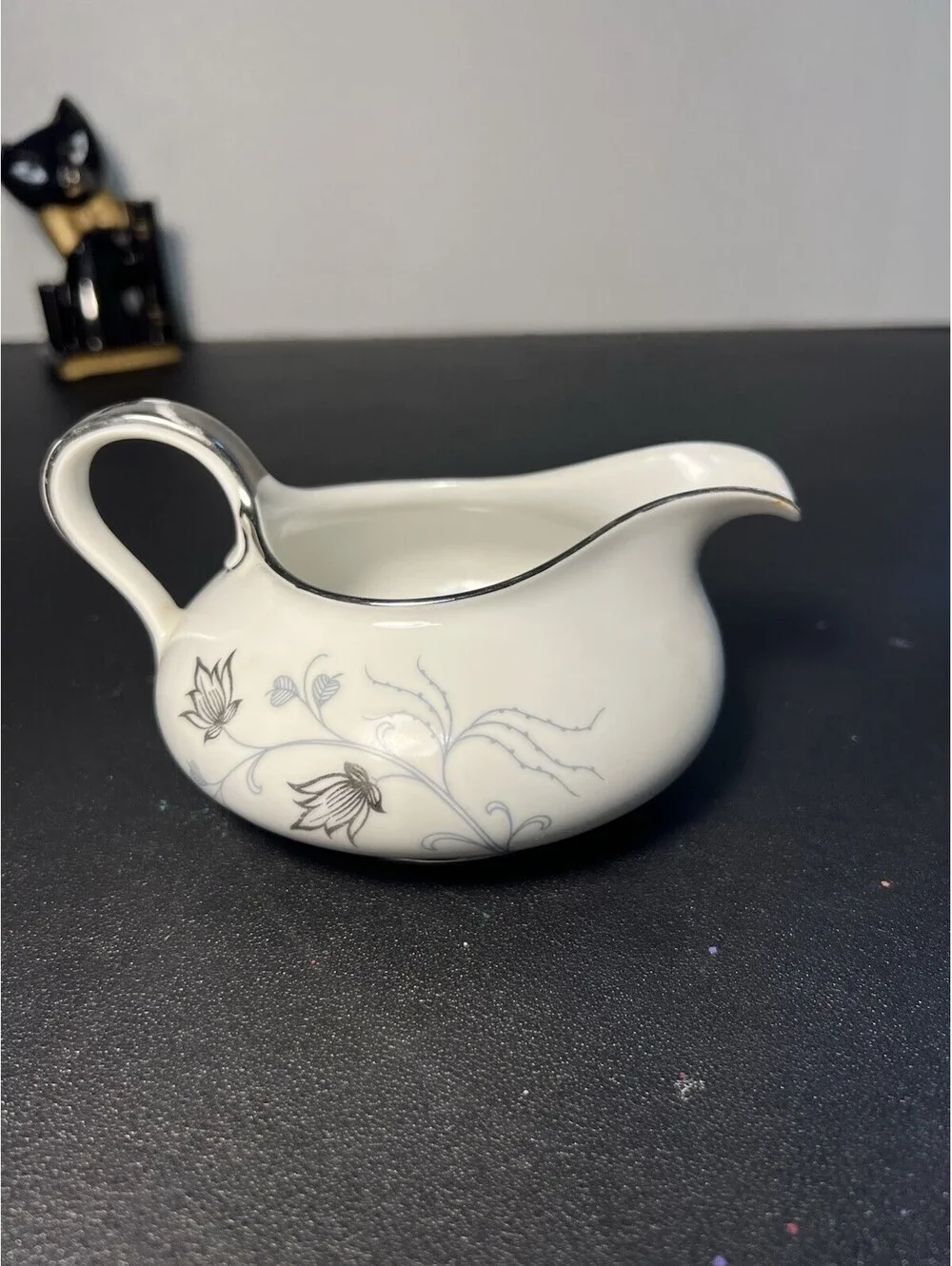 Eschenbach Bavaria 1960s Creamer And Sugar Bowl Silver Arbor Baronet China